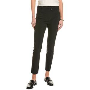 Theo The Label Womens  Aphrodite Techno Button Pant, Black